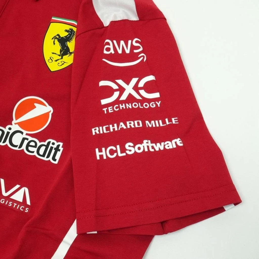  Áo Puma X Scuderia Ferrari 2025 Team Polo ‘Red’ 
