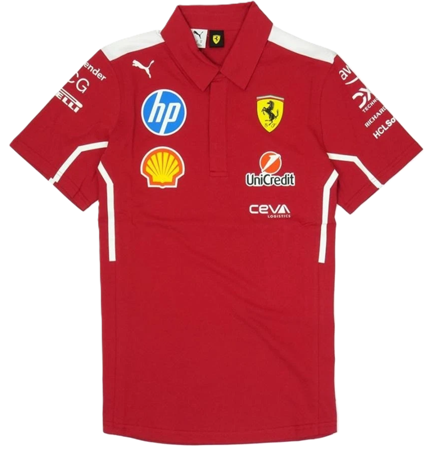  Áo Puma X Scuderia Ferrari 2025 Team Polo ‘Red’ 