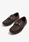  Giày Nam Gucci Driver With Horsebit 'Brown' 