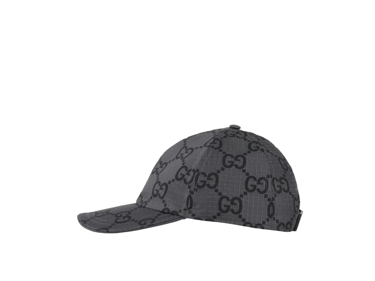  Mũ Nam Gucci GG Polyester Baseball Hat 'Grey' 