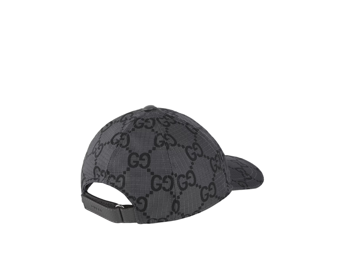  Mũ Nam Gucci GG Polyester Baseball Hat 'Grey' 