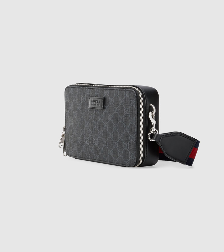  Túi Nam Gucci Crossbody Canvas Bag 'Black' 