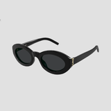  Kính Nữ Saint Laurent Oval Sunglasses 'Black' 