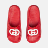  Dép Nam Gucci Interlocking G Slide 'Red' 
