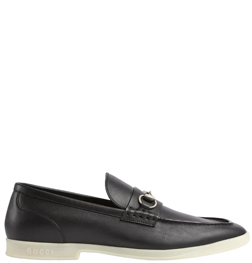  Giày Nam Gucci Loafer Horsebit 'Black' 