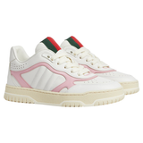  Giày Nữ Gucci Re-Web Sneakers 'White Pink' 
