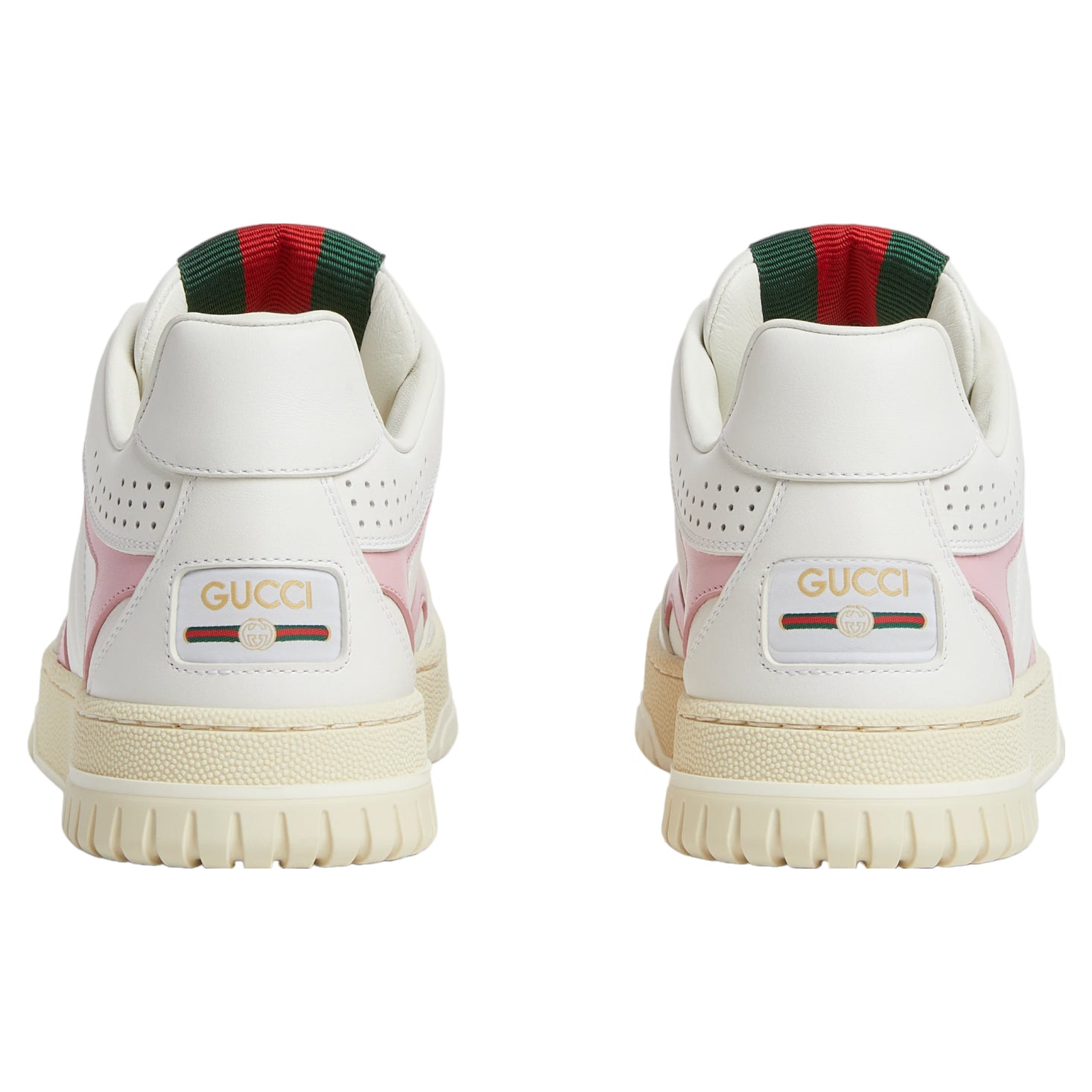  Giày Nữ Gucci Re-Web Sneakers 'White Pink' 