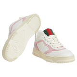  Giày Nữ Gucci Re-Web Sneakers 'White Pink' 