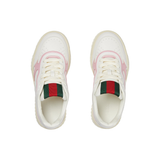  Giày Nữ Gucci Re-Web Sneakers 'White Pink' 