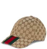  Mũ Gucci Original Gg Baseball Hat 'Beige Ebony' ‎ 