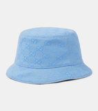  Mũ Nữ Gucci GG Canvas Bucket Hat 'Blue Yellow' 