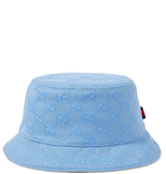  Mũ Nữ Gucci GG Canvas Bucket Hat 'Blue Yellow' 
