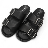  Dép Nam Gucci Sandal With Buckles 'Black' 