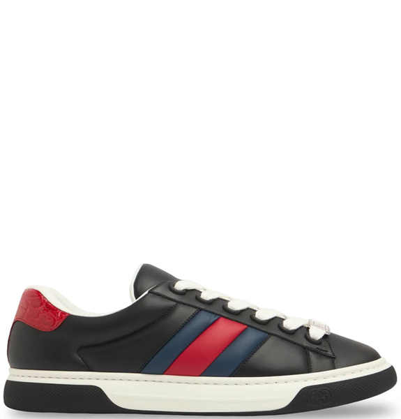  Giày Nam Gucci Hyper Ace Sneaker 'Black' 