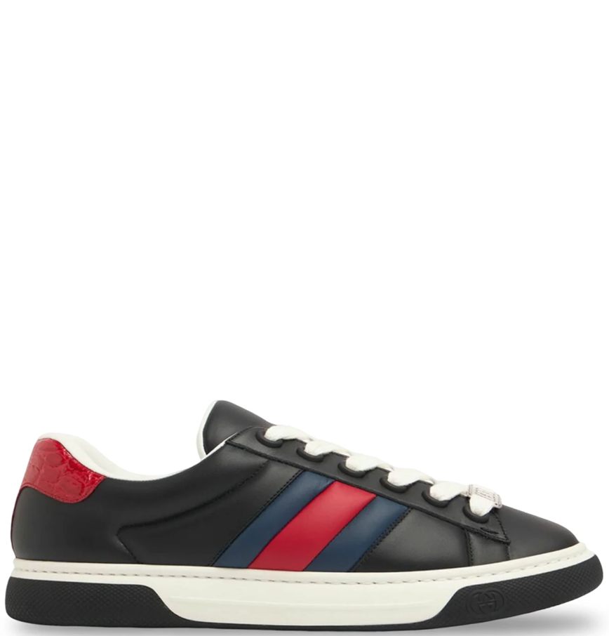  Giày Nam Gucci Hyper Ace Sneaker 'Black' 