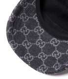  Mũ Gucci Flannel Baseball Cap 'Black' ‎ 