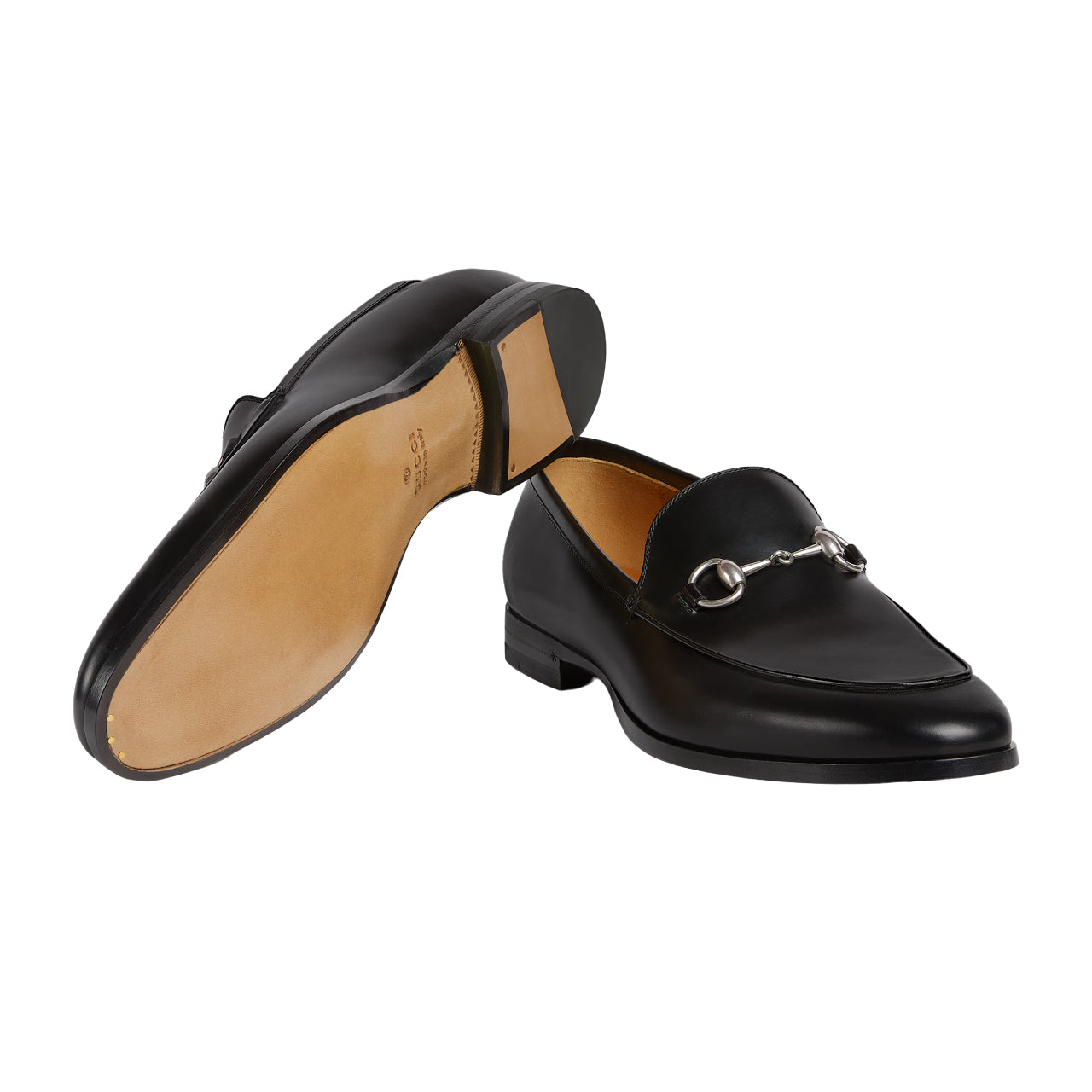  Giày Nam Gucci Horsebit Loafer 'Black' 