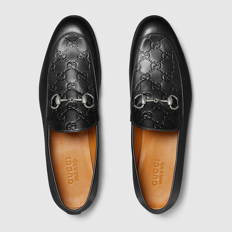  Giày Nam Gucci Horsebit Embellished 'Black' 