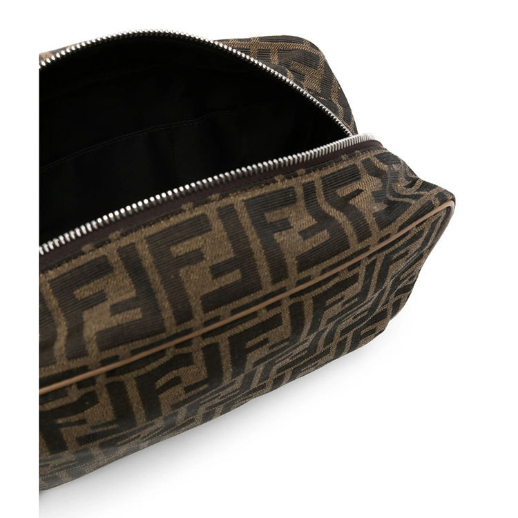  Túi Nam Fendi FF Toiletry Case 'Brown' 