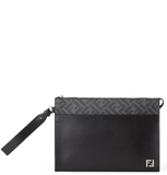  Túi Nam Fendi FF Squared Clutch 'Black' 