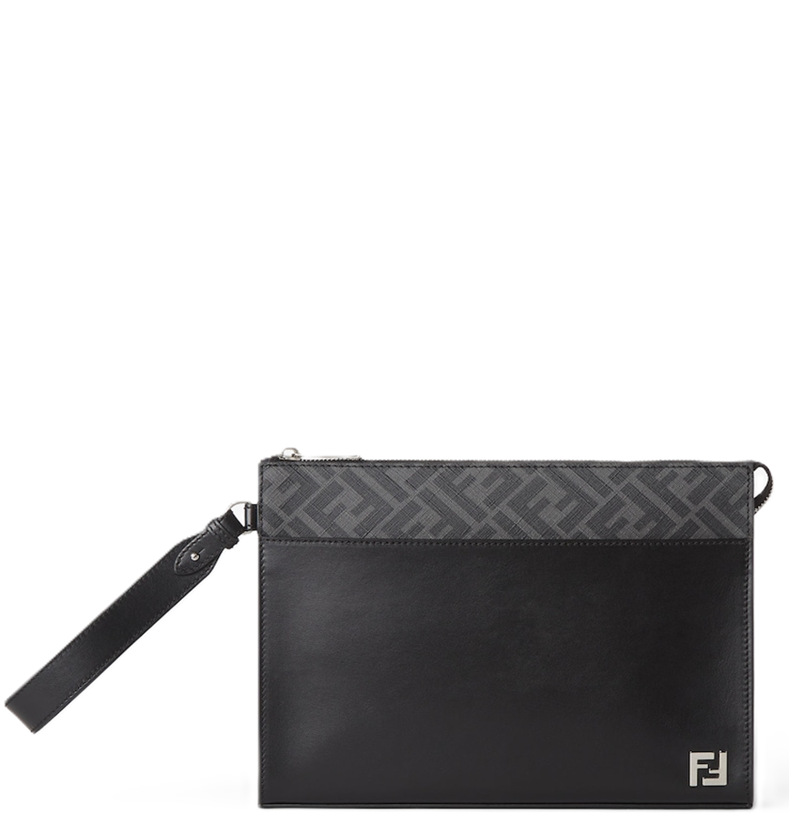  Túi Nam Fendi FF Squared Clutch 'Black' 
