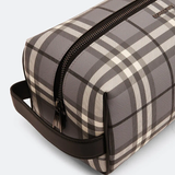  Túi Nam Burberry Check Travel Pouch 'Grey' 