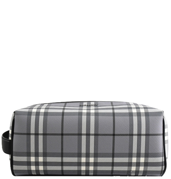  Túi Nam Burberry Check Travel Pouch 'Grey' 