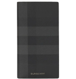  Ví Nam Burberry Murphy Check Long Wallet 'Black' 
