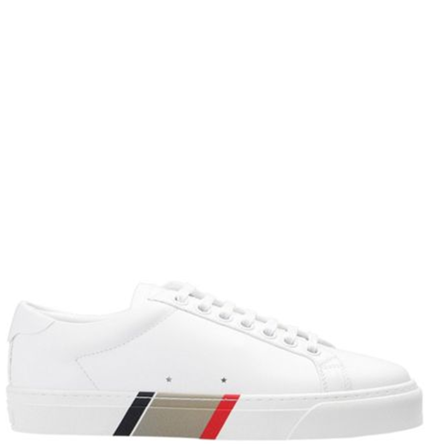  Giày Nam Burberry Round Head Laced 'White'​ 