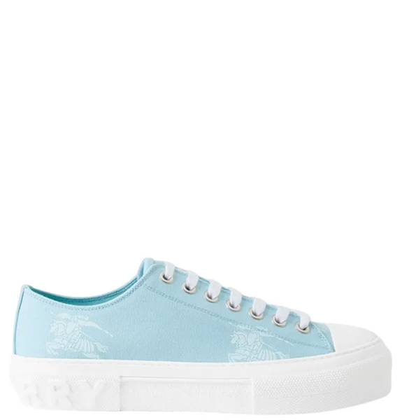 Giày Nữ Burberry Low Top Stylish Skateboarding 'Ocean Blue' 