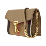  Túi Nữ Burberry Macken Baby Check Chain 'Beige' 