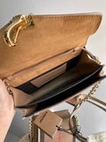  Túi Nữ Burberry Macken Baby Check Chain 'Beige' 