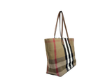  Túi Nữ Burberry Check Canvas Medium London 'Taupe Brown' 