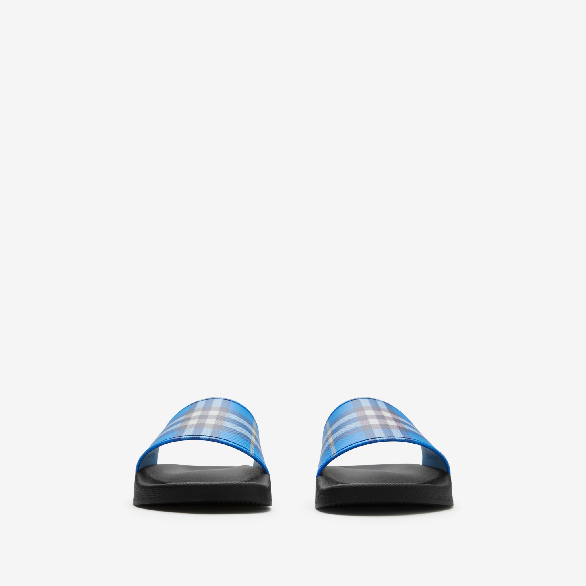  Dép Nam Burberry Logo Slides Optic 'Hyacinth' 