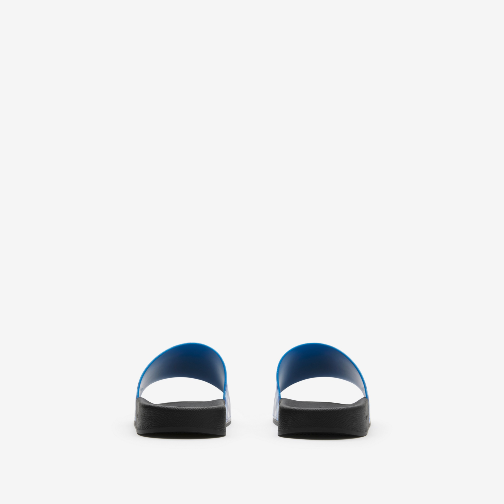  Dép Nam Burberry Logo Slides Optic 'Hyacinth' 