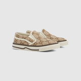  Giày Nữ Gucci Toddler Embossed GG Trainer 'Beige' 