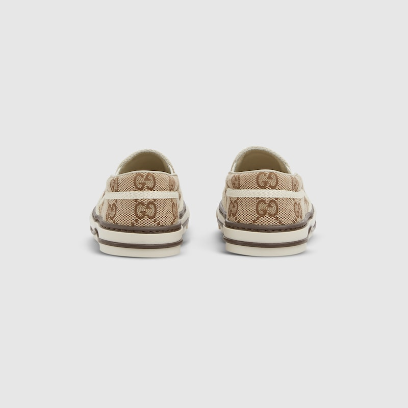  Giày Nữ Gucci Toddler Embossed GG Trainer 'Beige' 