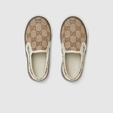  Giày Nữ Gucci Toddler Embossed GG Trainer 'Beige' 