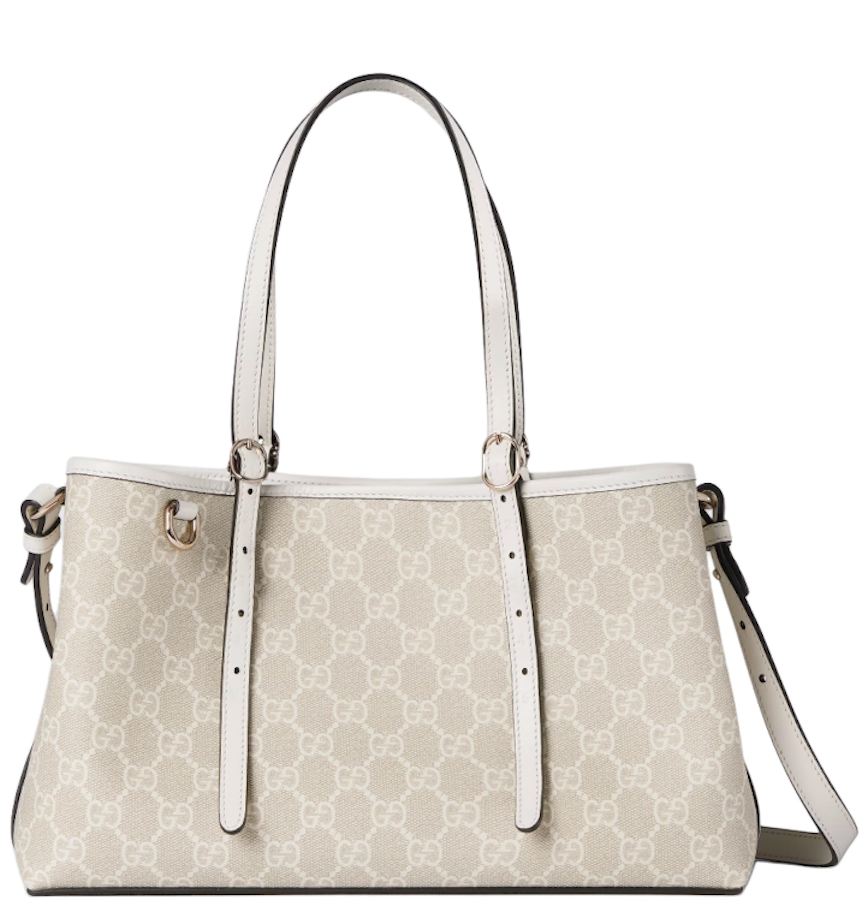  Túi Nữ Gucci Emblem Medium Tote Bag 'Beige' 