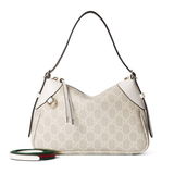  Túi Nữ Gucci GG Emblem Small Shoulder Bag 'White' 