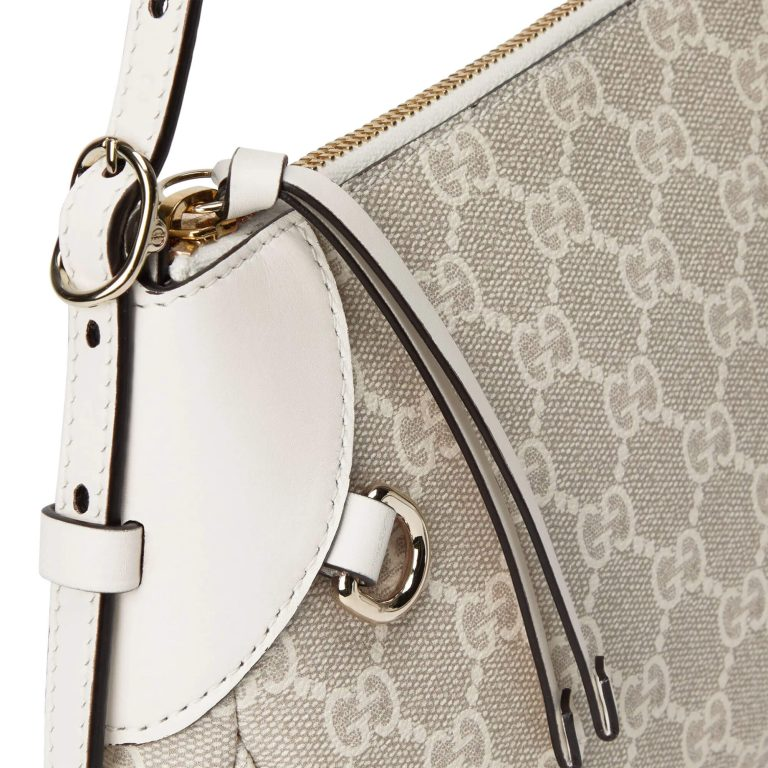  Túi Nữ Gucci GG Emblem Small Shoulder Bag 'White' 