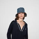  Mũ Nữ Gucci GG Denim Bucket Hat 'Denim' 