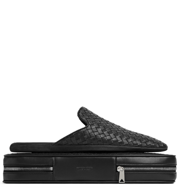  Dép Nữ Bottega Veneta Palazzo Slipper Travel 'Black' 