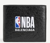  Ví Nam Balenciaga x NBA Cash Square Wallet 'Black' 