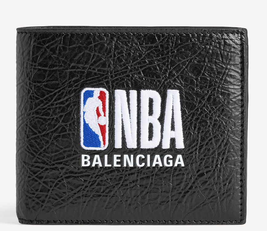  Ví Nam Balenciaga x NBA Cash Square Wallet 'Black' 