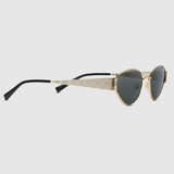 Kính Nữ Gucci Geometrical Frame Sunglasses 'Gold' ‎ 