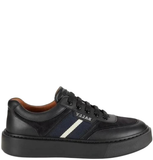  Giày Nam Bally Leather Sneaker 'Black' 