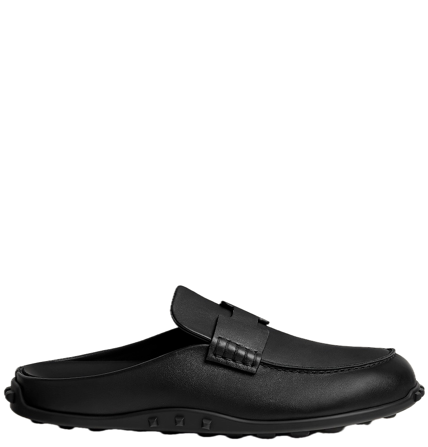  Giày Nam Hermes Mix Mule 'Noir' 