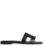  Dép Nữ Hermes Oran Sandal 'Noir' 