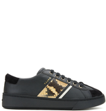  Giày Nam Bally Leather Sneakers 'Black' 